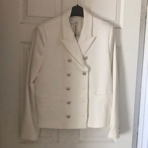 Mango Blazer Buttons Double Breasted New